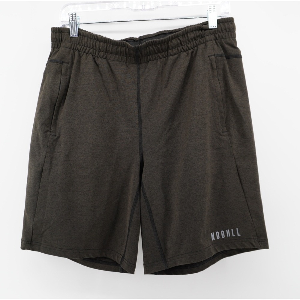 NOBULL Mens Performance Athletic Training Shorts Charcoal Gray Large